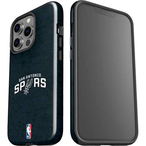 NBA San Antonio Spurs Distressed iPhone 15 Pro Impact Case